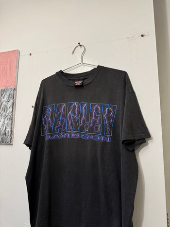 1990S HARLEY DAVIDSON LIGHTNING LOGO TEE