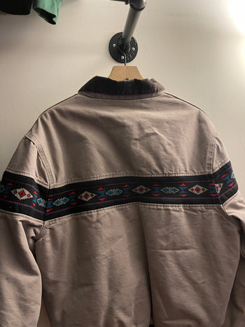 1990S CARHARTT AZTEC JACKET TEAL