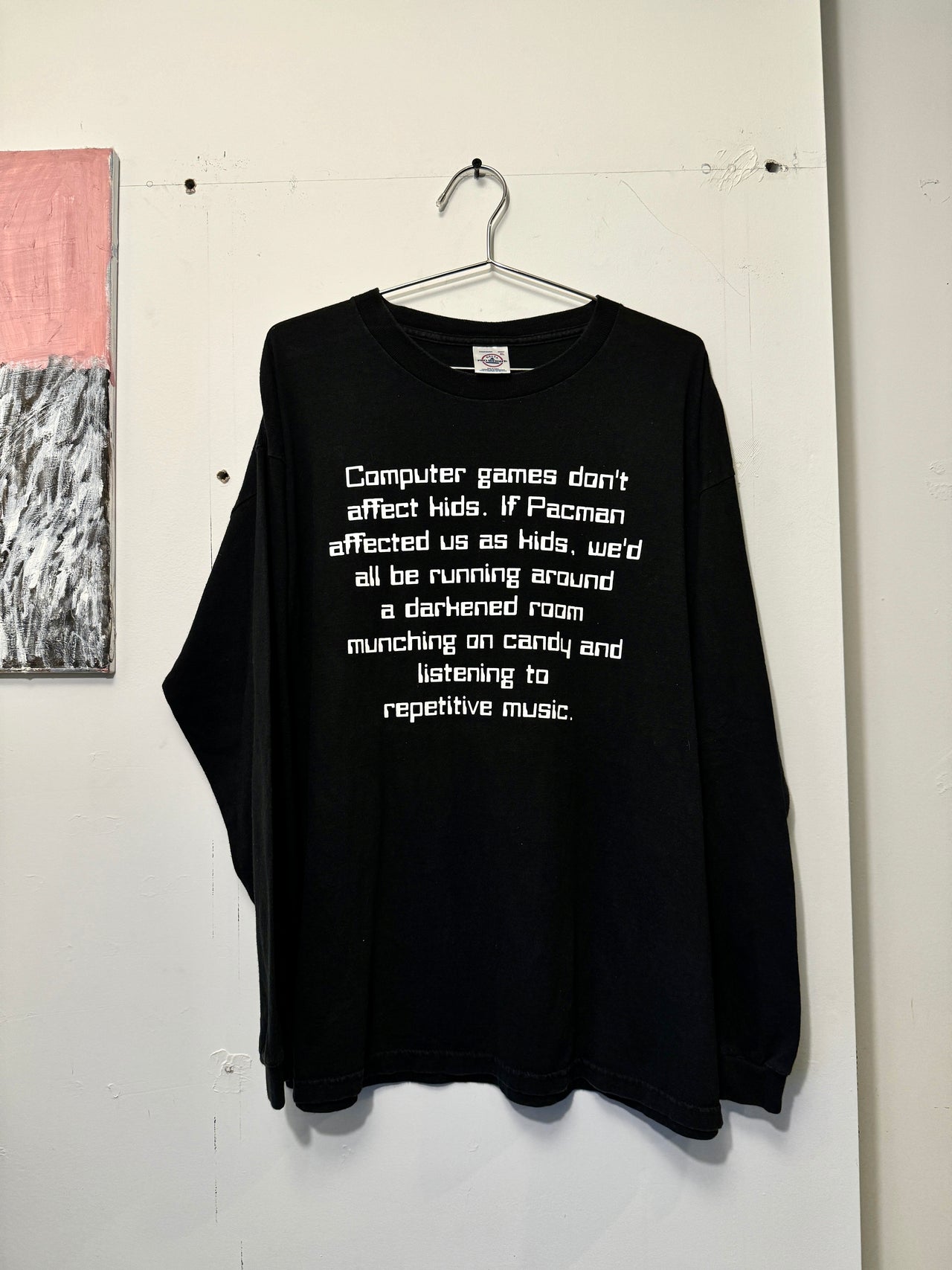 2000S COMPUTER GAMES HUMOR LONGSLEEVE TEE