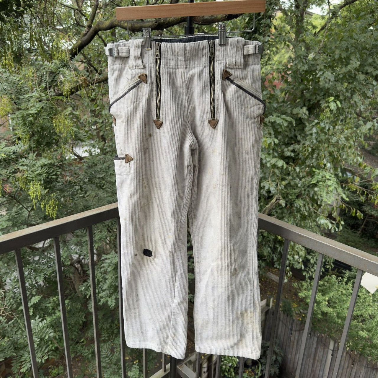 1990s Thrashed FHB Pilot Corduroy Trouser Pants
