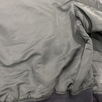 1980s Faded Thrashed Alpha Industries CWU 45-P Flight Bomber Jacket