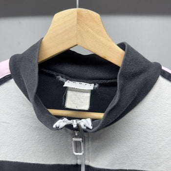 1990s Mock Neck Sport Full Zip Shirt