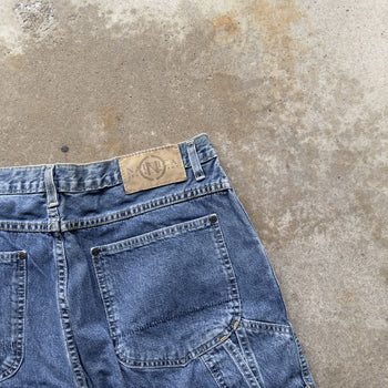 2000S Y2K NAUTICA BAGGY DENIM CARPENTER SKATER JEAN SHORTS