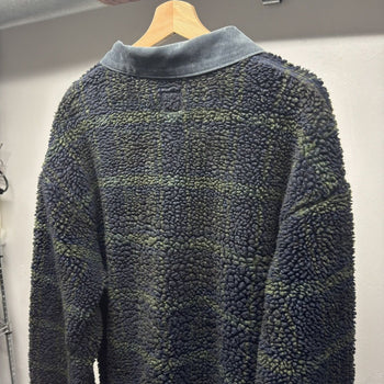 1990s Levi's Silvertab Grunge Plaid Deep Pile Fleece