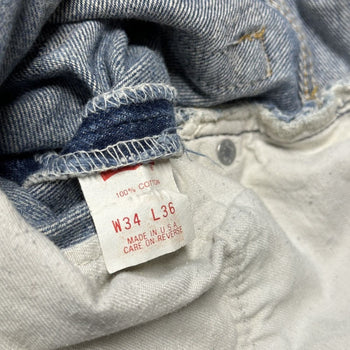 1990s FADED LEVI’S 501XX MADE IN USA DENIM JEANS