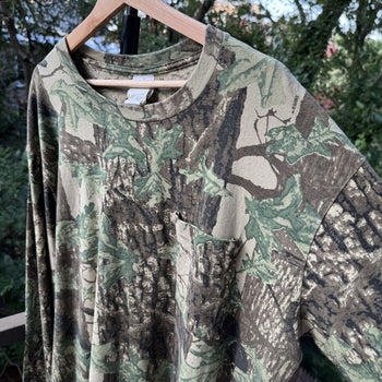 1990s Sniper Camo Longsleeve Pocket Tee