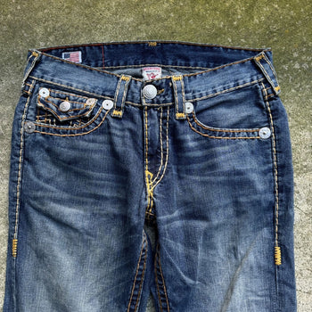 TRUE RELIGION BILLY SUPER T MADE IN USA DENIM JEANS