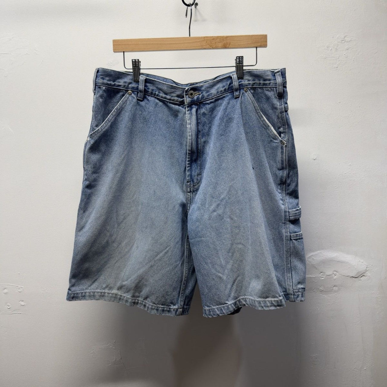 Vintage 1990s Y2K Faded Baggy Denim Shorts
