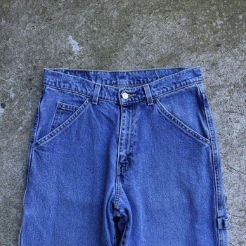 1990S LEVI'S L2 BAGGY WIDE LEG DENIM SKATER JEANS