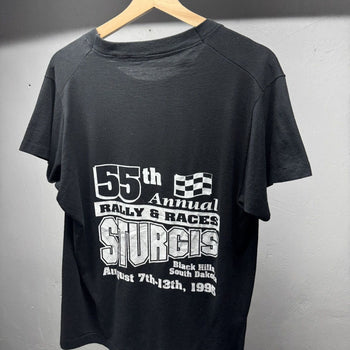 1990s Faded Death Rider Skull Biker Tee