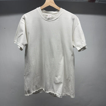 1990s Faded White Single Stitch Blank Tee