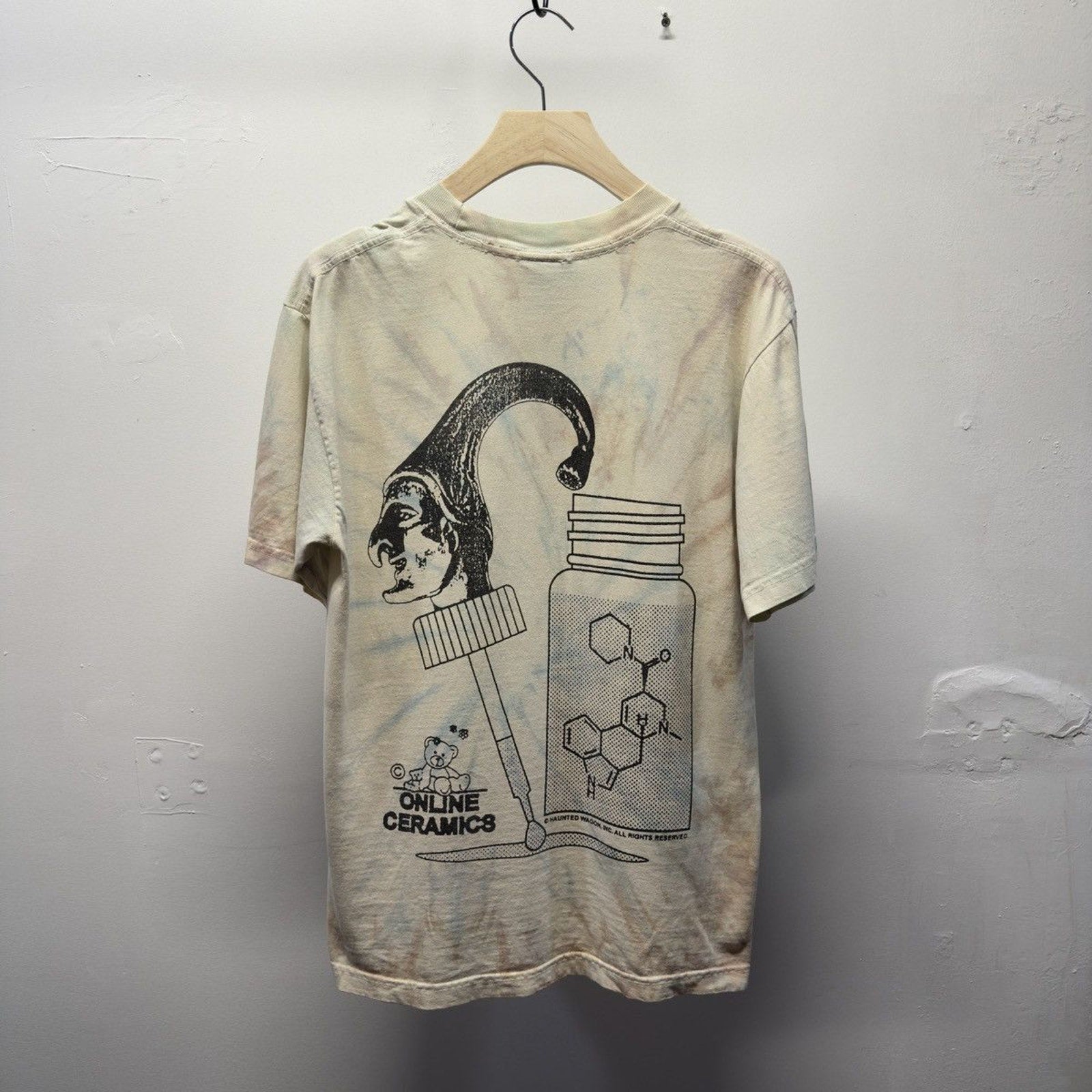 Online Ceramics Follow Your Local Fool Haunted Wagon Tee