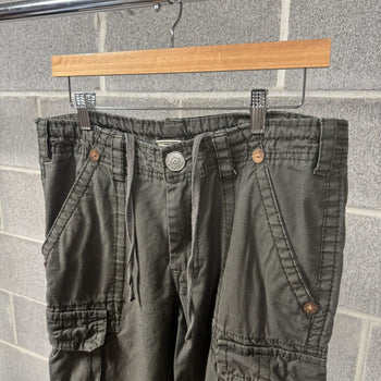 2000s True Religion Green Cargo Pants