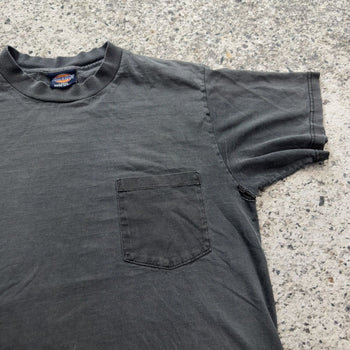 1990s Dickies Faded Thrashed Distressed Pocket Tee
