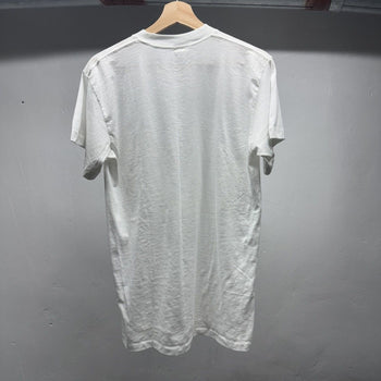 1980s Paper Thin Blank White Single Stitch Tee