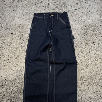 1980s CARHARTT B03 DARK DENIM CARPENTER PANTS