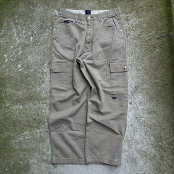 2000s TOMMY JEANS KHAKI CARGO SKATER PANTS