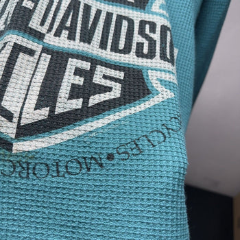 1990s Harley Davidson Faded Thermal Shirt