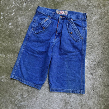 1990s Y2K OZOC Baggy Denim Jean Shorts