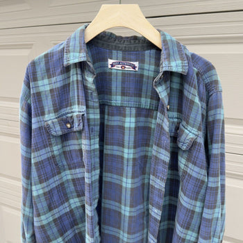 1990s/2000s Faded Flannel Shirt