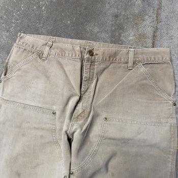 1990s CARHARTT TAN DOUBLE KNEE CARPENTER PANTS