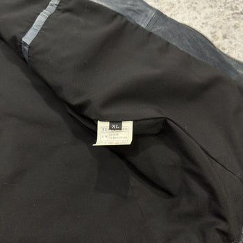 Aged Leather Double Zip Asymmetric Racer Custom Jacket
