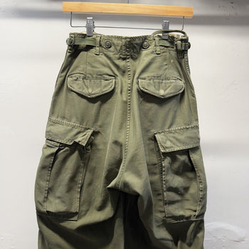 Vintage 1950s M51 Faded Sateen Military Cargo Pants