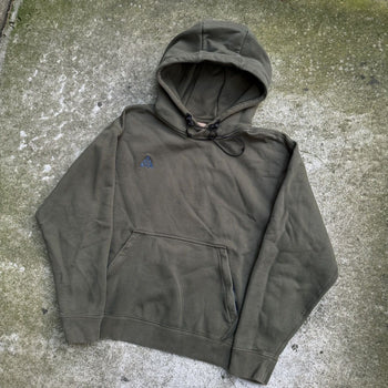 NIKE ACG GREEN PULLOVER HOODIE