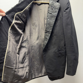 Carol Christian Poell SS04 Mainstream Downstream Black Tape Blazer