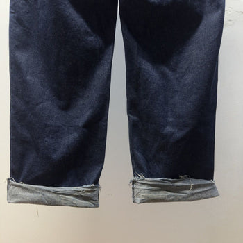 Vintage 1980s Made in USA Dark Wash Raw Denim Work Jeans