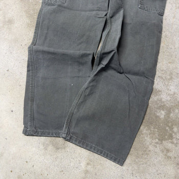 2000s Carhartt Baggy Faded Moss Green Carpenter Pants