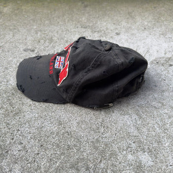 2000s Thrashed Faded Distressed London Grunge Hat