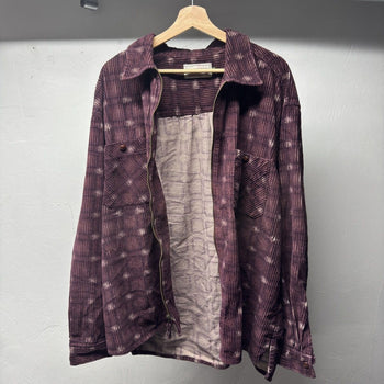 1990s Corduroy Zip Up Shirt