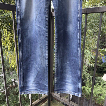 1980s Faded Distressed Wrangler Work Jeans