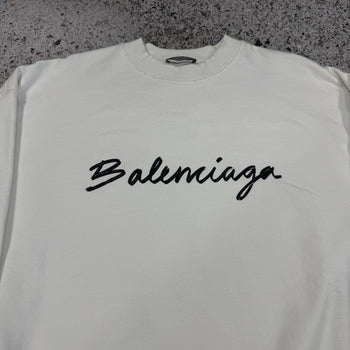 BALENCIAGA BRUSH CREWNECK