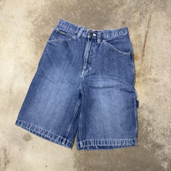 2000S BAGGY FADED DENIM CARPENTER SKATER JEAN SHORTS JORTS