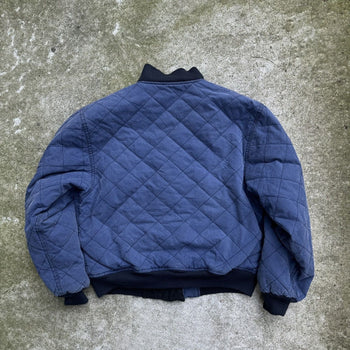Chaqueta bomber azul marino acolchada de POLO RALPH LAUREN de los años 2000