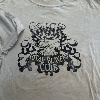 1990s THRASHED GWAR CLUB METAL BAND TEE SHIRT