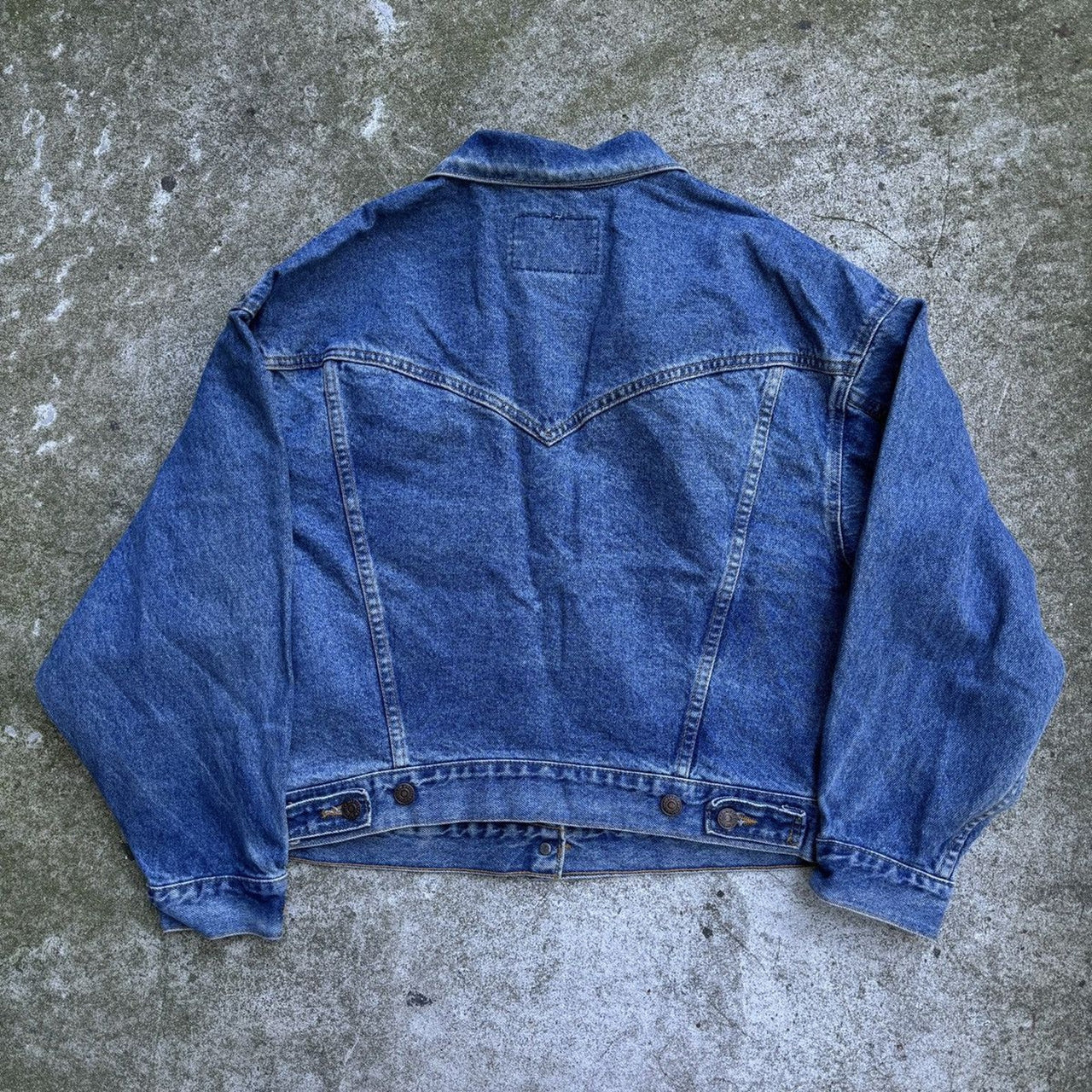 Vintage 1980s Levi's Made in USA Western Denim Trucker Jacket
