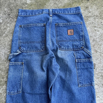 Vaqueros Carpenter Carhartt de doble rodilla de la década de 2000