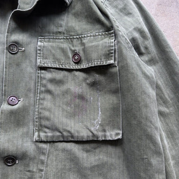 1960s HBT HERRINGBONE TWILL FIELD FATIGUE SHIRT