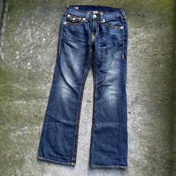 TRUE RELIGION BILLY SUPER T MADE IN USA DENIM JEANS