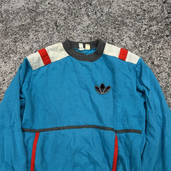 Sudadera con cuello redondo Adidas Ventex de los años 70 y 80