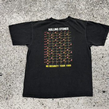 1999 Thrashed Faded Rolling Stones No Security Tour Tee