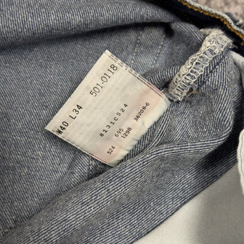 Vaqueros Levi's 501 de la década de 1990