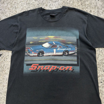 1990s Faded Snap On Racecar Tee