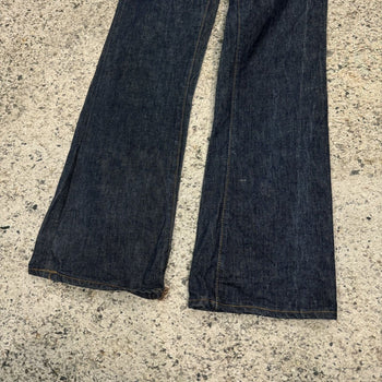 1970s LEVI'S 517 - 0217 SINGLE STITCH DARK WASH DENIM JEANS