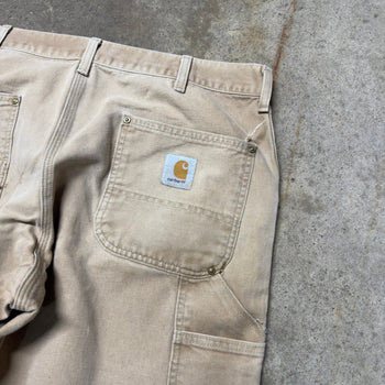 1990s CARHARTT TAN DOUBLE KNEE CARPENTER PANTS