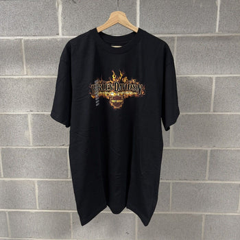 2000s Harley Davidson Flame Logo Tee