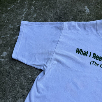 2000S WHAT I REALLY LEARNED IN SCHOOL HIGHER EDUCATION WEED TEE